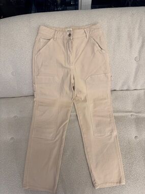 Wilfred Beige Cargo-Style Pants
